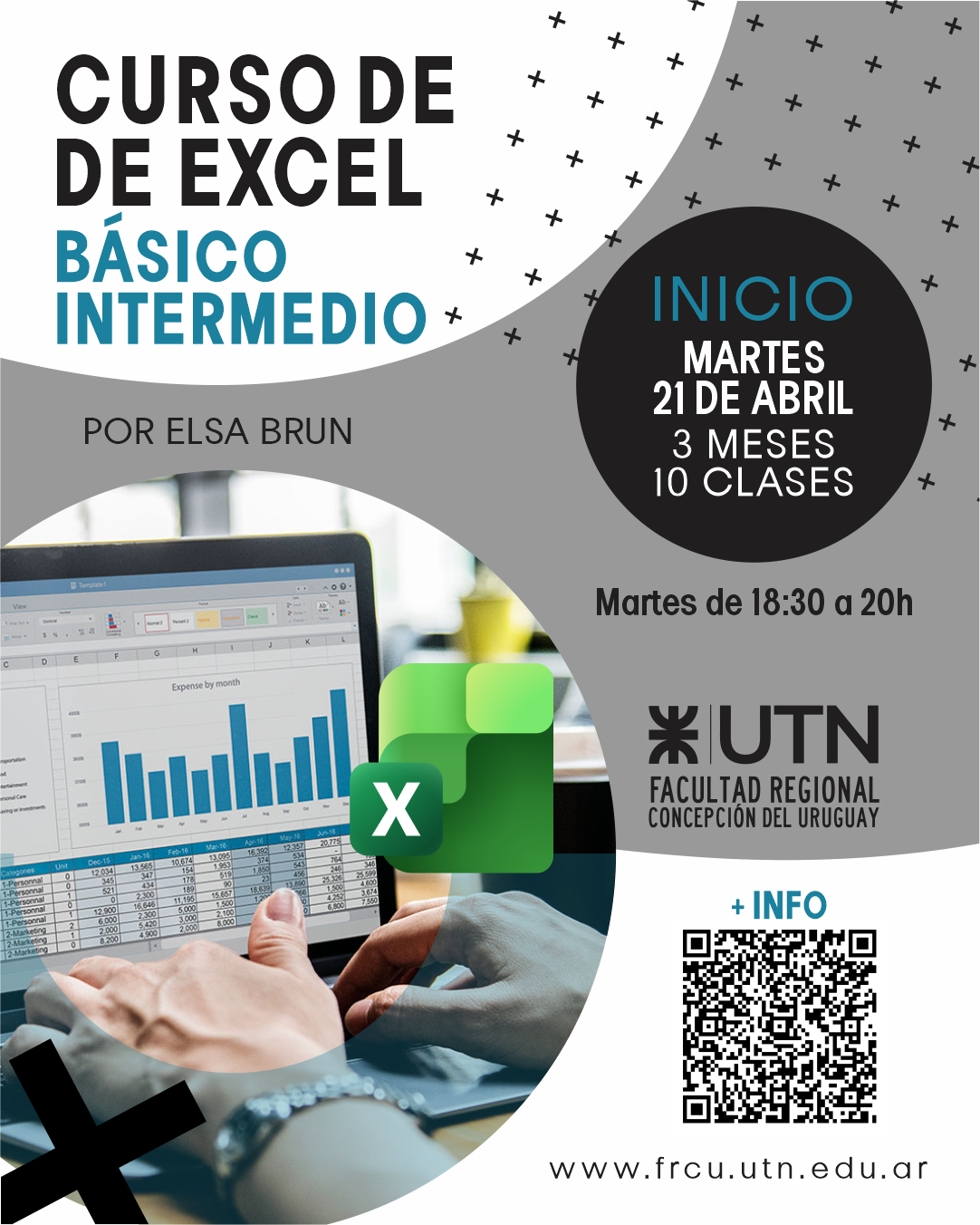 𝗘𝗫𝗖𝗘𝗟 – 𝗡𝗶𝘃𝗲𝗹 𝗕𝗮́𝘀𝗶𝗰𝗼 𝗮 𝗜𝗻𝘁𝗲𝗿𝗺𝗲𝗱𝗶𝗼